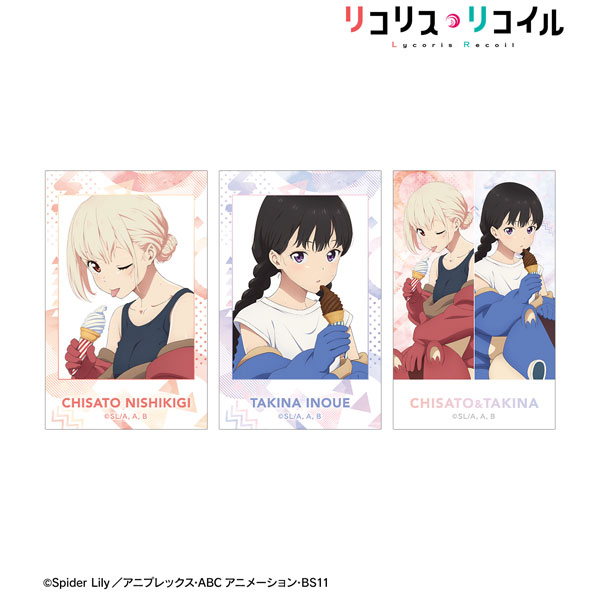 しろくろカプセル リコリス リコイル　PR プロモカード　錦木千束　井ノ上たきな TVアニメ「リコリス・リコイル」 描き下ろし 錦木千束＆井ノ上たきな