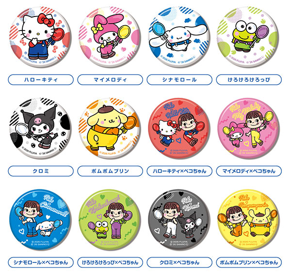 PEKO×サンリオキャラクターズ CANバッジ Vol.3　12個入りBOX[バンダイ]《０４月予約》