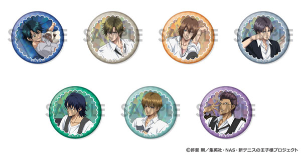 新テニスの王子様 トレーディングホログラム缶バッジ王子様達のリラックスタイム BOX.A 7個入りBOX