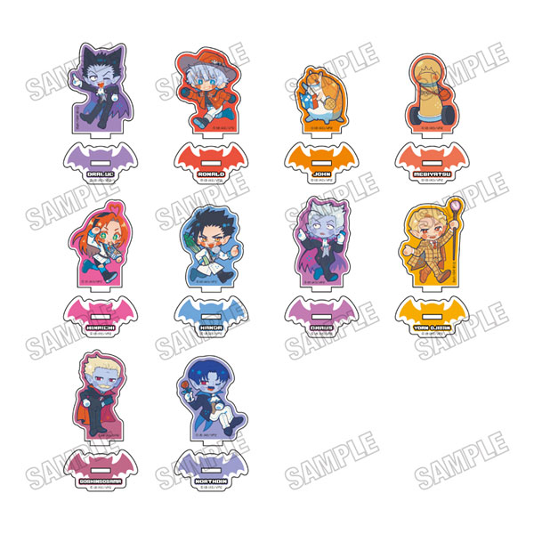 TVアニメ「吸血鬼すぐ死ぬ2」 描き起こしアクリルスタンドコレクション 10個入りBOX