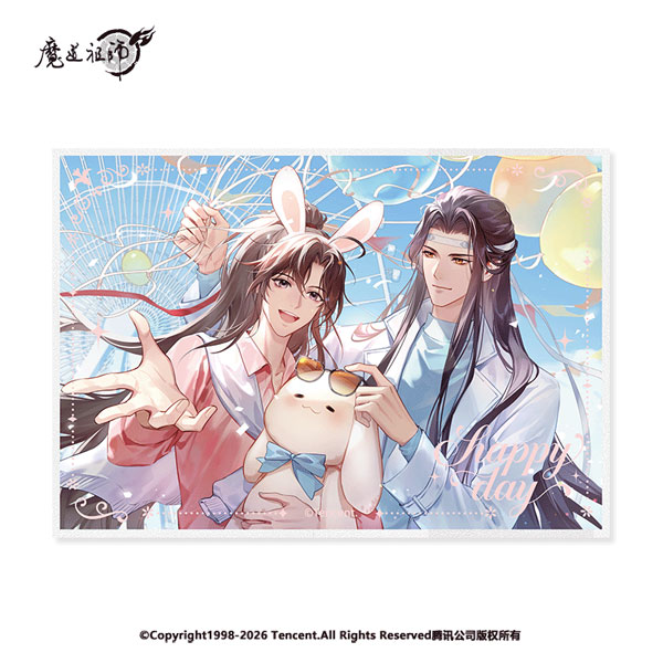 アニメ「魔道祖師」 風柔茸甘Ver. アクリル色紙 魏無羨＆藍忘機[南漫社