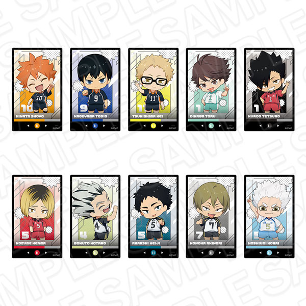 アニメ「ハイキュー！！」 クリアカード(ランダム) ナイスプレー ver