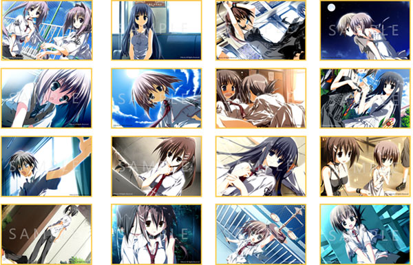 『素晴らしき日々 不連続存在』CGシーン色紙 16枚入りセット