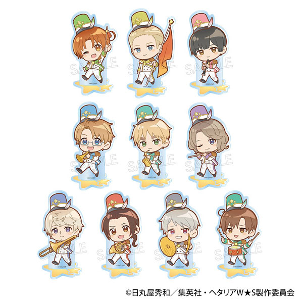 ヘタリア World★Stars アクリルスタンド -マーチング- 10個入りBOX[ツインクル]《在庫切れ》