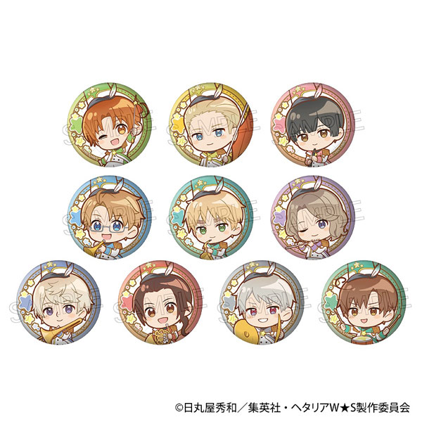 ヘタリア World★Stars 缶バッジ -マーチング- 10個入りBOX[ツインクル]《在庫切れ》