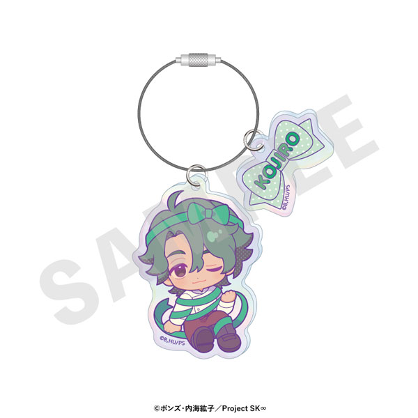 オリジナルTVアニメ「SK∞ エスケーエイト」 ミニキャラリボンシリーズ オーロラアクリルキーホルダー(虎次郎)[coly]《発売済・在庫品》
