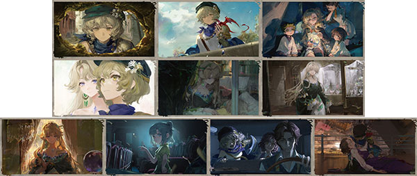 「リバース：1999」 *うつろう饗宴* ポストカードセット 流れに逆らう旅[BLUEPOCH]《０６月仮予約》