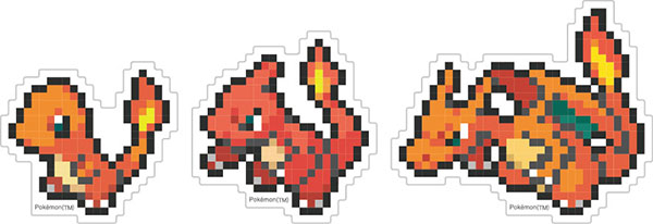 ポケットモンスター モバイルステッカー ヒトカゲ＆リザード＆リザードン[グルマンディーズ]《０４月予約》