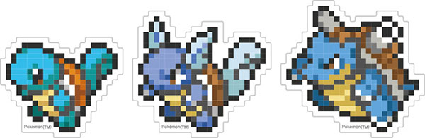 ポケットモンスター モバイルステッカー ゼニガメ＆カメール＆カメックス[グルマンディーズ]《０４月予約》