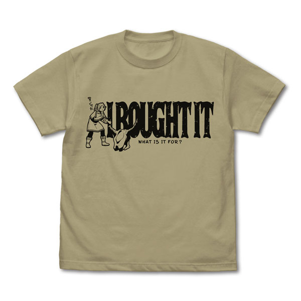 葬送のフリーレン フリーレン「買っちゃった」Tシャツ/SAND KHAKI-L[コスパ]《０４月予約》