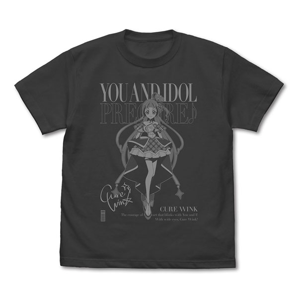 キミとアイドルプリキュア♪ キュアウインク Tシャツ/SUMI-S（再販