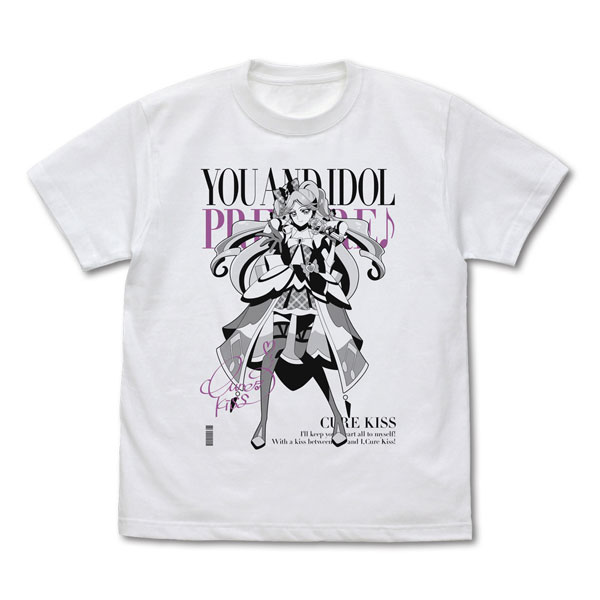 キミとアイドルプリキュア♪ キュアキッス Tシャツ/WHITE-XL（再販