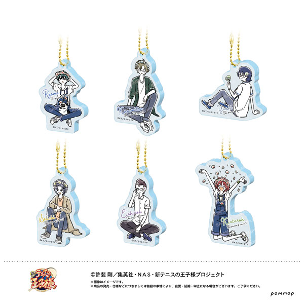 新テニスの王子様 アクリルキーホルダーコレクション -ゆるスタ 花冠- (A) 6個入りBOX