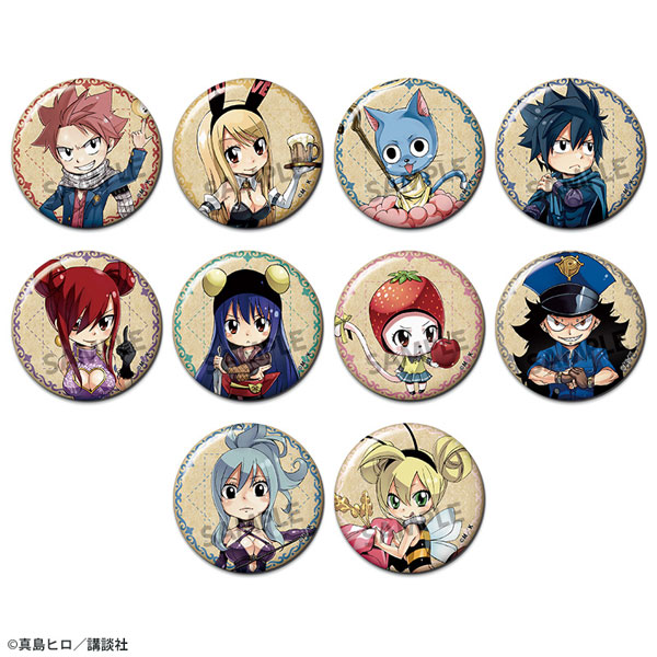 FAIRY TAIL トレーディング缶バッジ 10個入りBOX
