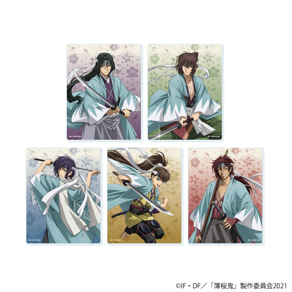 アクリルカード「TVアニメ『薄桜鬼』」01/描き下ろしイラスト 5個入りBOX