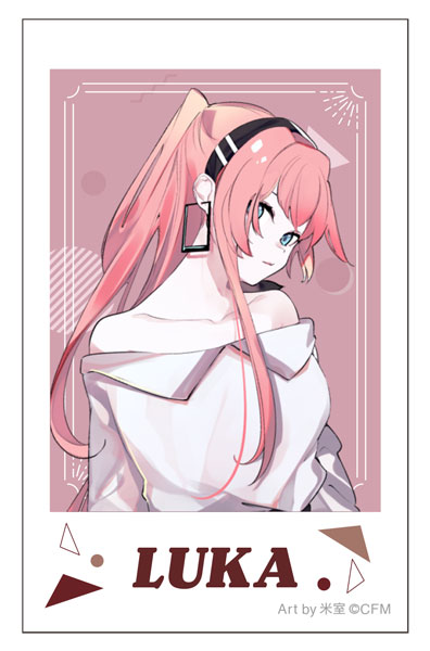 初音ミクシリーズ チェキプリント 巡音ルカ 私服 Art by 米室