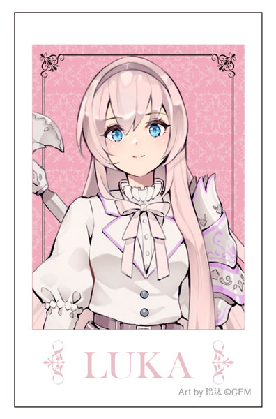 初音ミクシリーズ チェキプリント 巡音ルカ 騎士 Art by 玲汰