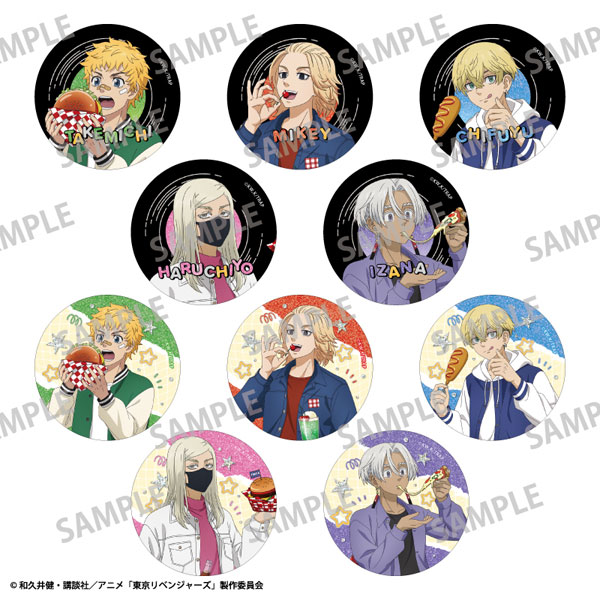 東京リベンジャーズ トレーディンググリッター缶バッジ Welcome diner 10個入りBOX[カミオジャパン]《０４月予約》