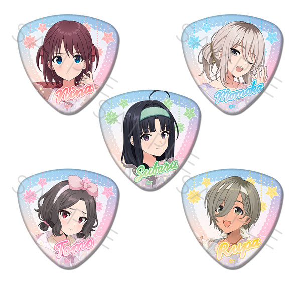 『ガールズバンドクライ』第4弾 ピック型缶バッジ 5個入りBOX