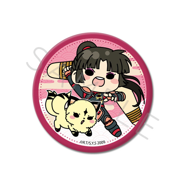 犬夜叉』 缶バッジ(57mm) M-E(珊瑚＆雲母)[シンクイノベーション