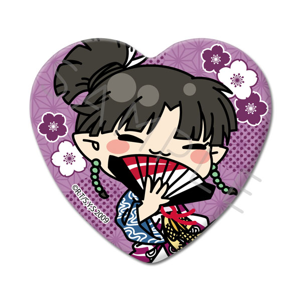 犬夜叉』 ハート型缶バッジ M-J(神楽)[シンクイノベーション]《04月