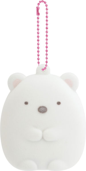 AB40401 すみっコぐらし たぬきのまんまるレストラン ふにふにキーホルダー しろくま[サンエックス]《０２月予約》