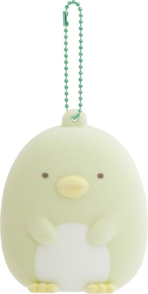 AB40402 すみっコぐらし たぬきのまんまるレストラン ふにふにキーホルダー ぺんぎん？[サンエックス]《０２月予約》