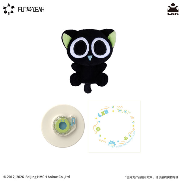 KAKALOK『羅小黒戦記2 ぼくらが望む未来』会館の日々シリーズ KAKAマグネットスマホスタンド シャオヘイ(猫型)Ver.[FUN4YEAH]《０５月仮予約》