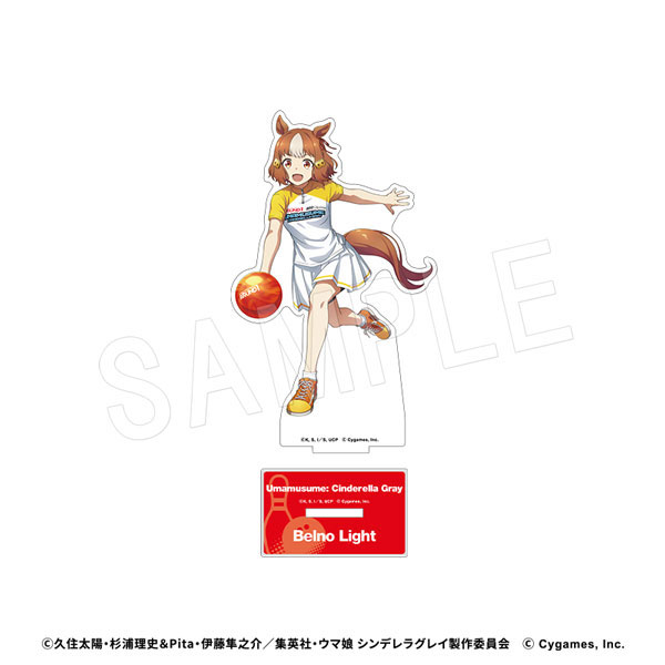 アニメ『ウマ娘 シンデレラグレイ』 アクリルフィギュアスタンド ROUND1コラボver. ベルノライト[中外鉱業]《０４月予約》