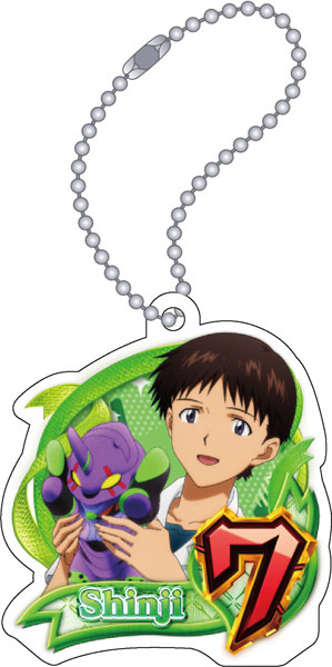 エヴァンゲリオン アクリルキーホルダー 特殊ステージ図柄(シンジ)[ムービック]《発売済・在庫品》