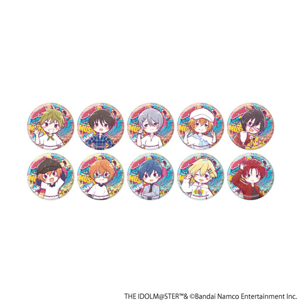 缶バッジ「アイドルマスター SideM」19/グラフアートイラスト 10個入り