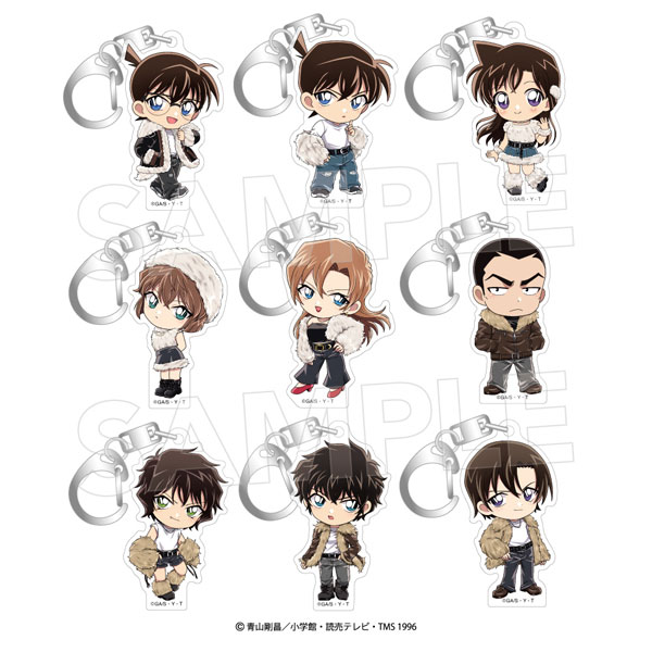 名探偵コナン アクリルキーホルダーコレクション(わいるどファー) 9個入りBOX