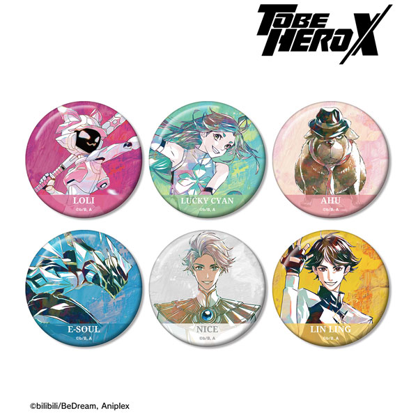 アニメ「TO BE HERO X」 Ani-Art 缶バッジ6個セット[アルマビアンカ