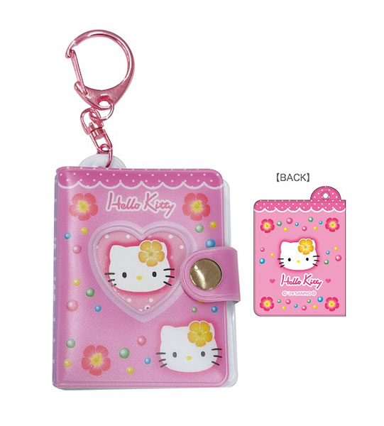 ハローキティ 90s ミニミニフォトアルバムキーホルダー ハイビスカス