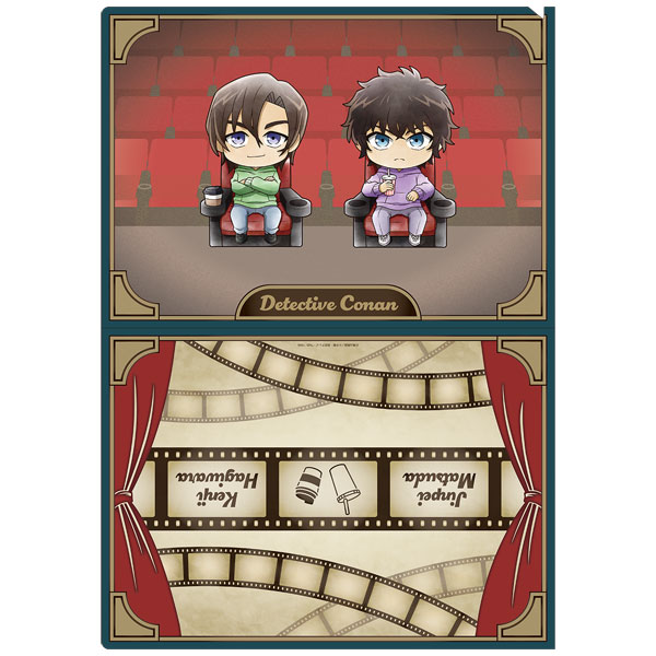 名探偵コナン クリアファイル 萩原研二・松田陣平 ミニキャラ 映画鑑賞[ムービック]《０４月予約》