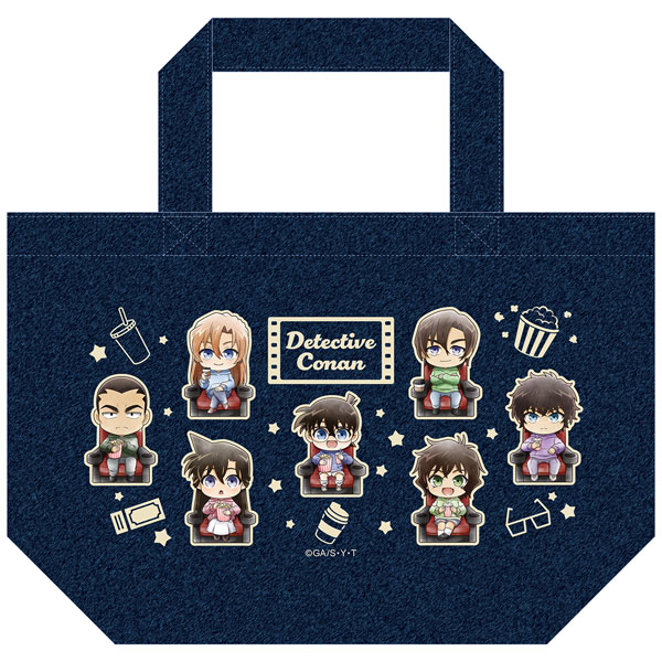 名探偵コナン デニムランチトート ミニキャラ 映画鑑賞[ムービック]《０４月予約》