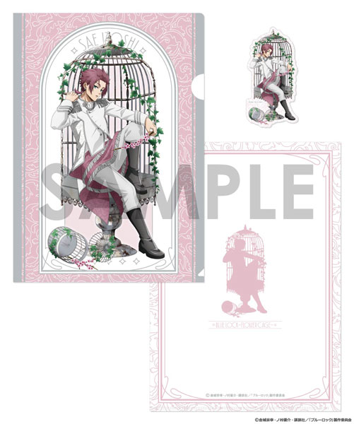 ブルーロック クリアファイル＆ダイカットステッカーセット～Flower Cage～ 7.糸師冴[ソル・インターナショナル]《０７月予約》