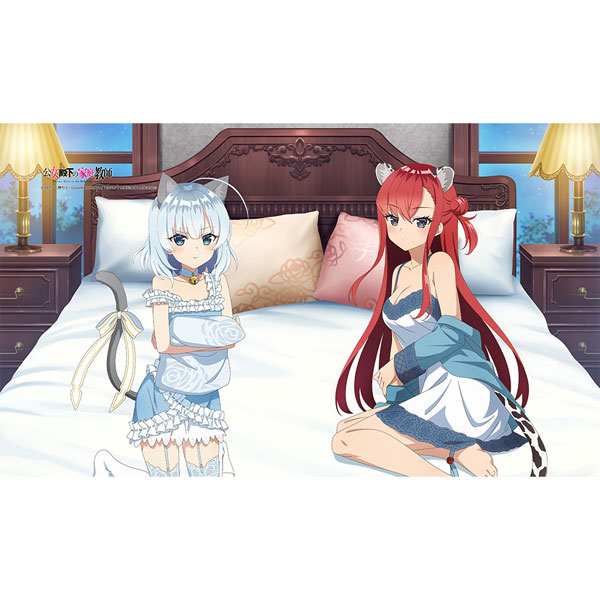 [公女殿下の家庭教師]描き下ろしブランケット(ティナ・ハワード＆リディヤ・リンスター/ケモミミルームウェア)[カーテン魂]《０５月予約》