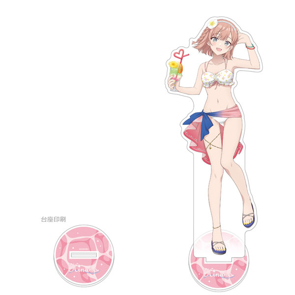 [ポールプリンセス！！]描き下ろし特大アクリルスタンド(星北ヒナノ/水着)[カーテン魂]《０５月予約》