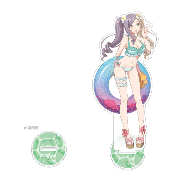 ポールプリンセス！！]描き下ろし特大アクリルスタンド(東坂ミオ/水着