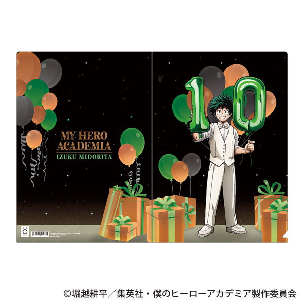 僕のヒーローアカデミア クリアファイル/緑谷出久 10周年スタート
