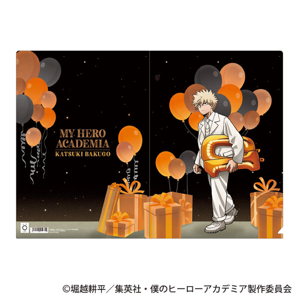 僕のヒーローアカデミア クリアファイル/爆豪勝己 10周年スタートダッシュ[ムービック]《発売済・在庫品》