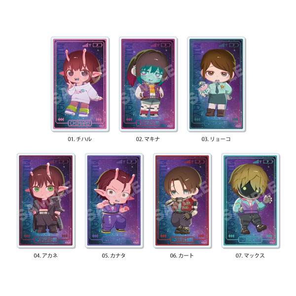 銀河特急 ミルキー☆サブウェイ アクリルカード 01 7個入りBOX