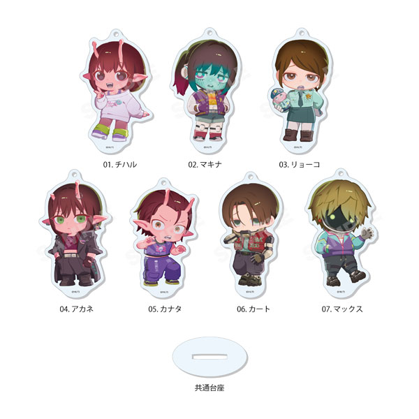 銀河特急 ミルキー☆サブウェイ まるっとスタンドキーホルダー 01 7個入りBOX