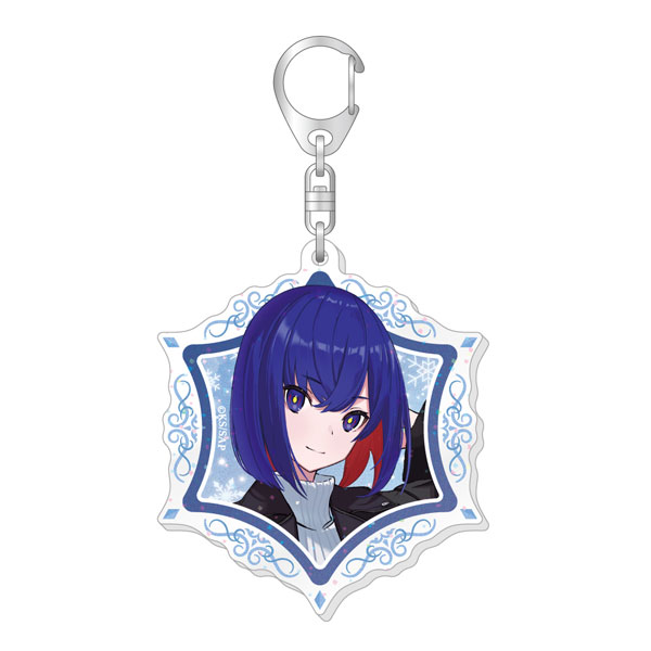 神椿市建設中。 描き下ろしラメ入りアクリルキーホルダー 谷置狸眼