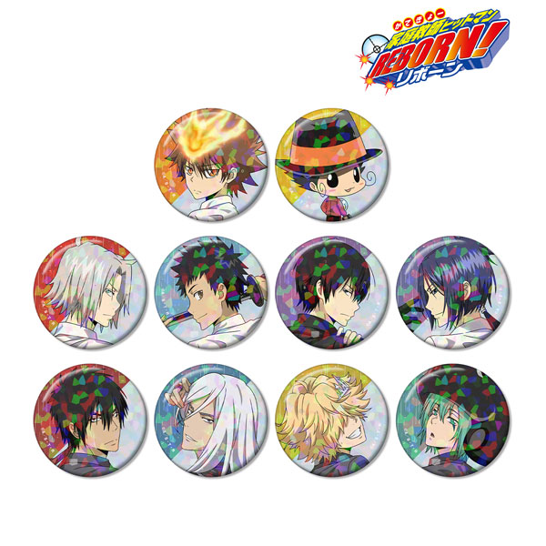 TVアニメ『家庭教師ヒットマンREBORN！』 描き下ろし 戦う背中×雨ver. トレーディングホログラム缶バッジ BOX[アルマビアンカ]《０５月予約》