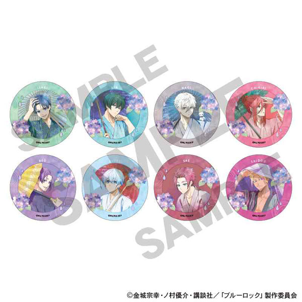 ブルーロック トレーディングメタル缶バッジ 五月雨 ニュアンスカラー 8個入りBOX