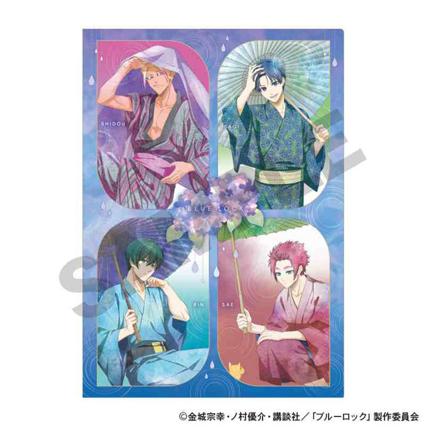 ブルーロック シングルクリアファイル 五月雨 ニュアンスカラー 青[クラックス]《０４月予約》