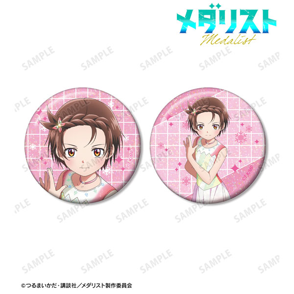 TVアニメ「メダリスト」 結束いのり ホログラム缶バッジ2個セット[アルマビアンカ]《０４月予約》