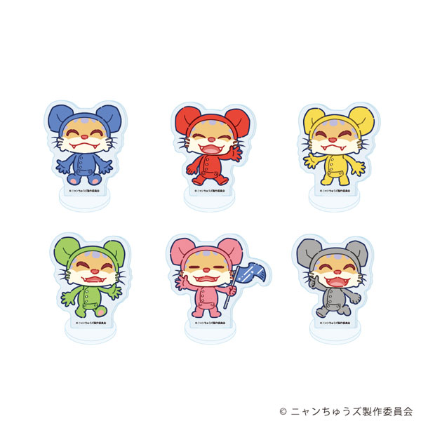 アクリルぷちスタンド「ニャンちゅうズ」01/POP Artイラスト 6個入りBOX